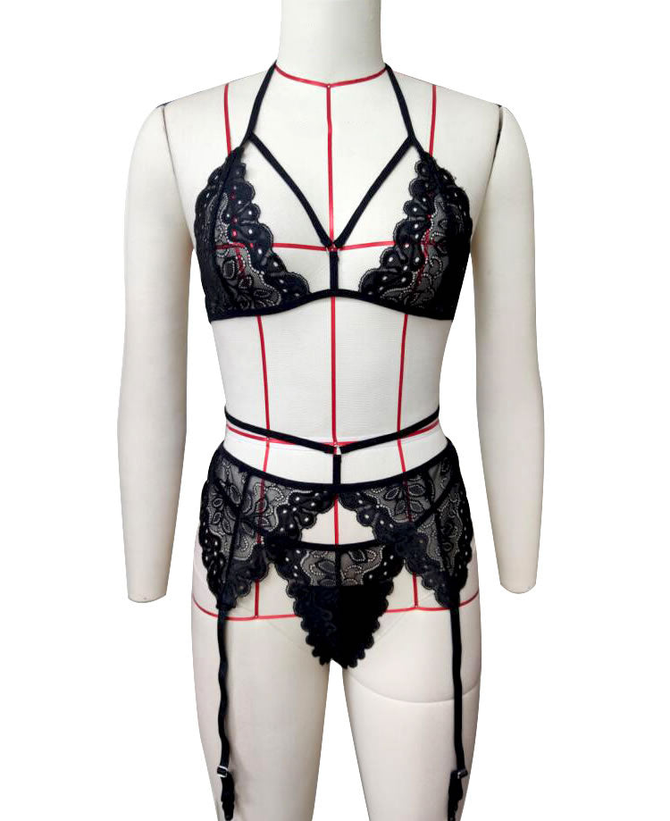 Braced for Lace Bra Set
