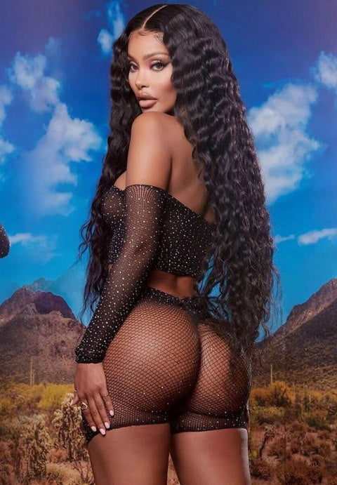Rhinestone Ready Biker Short Set