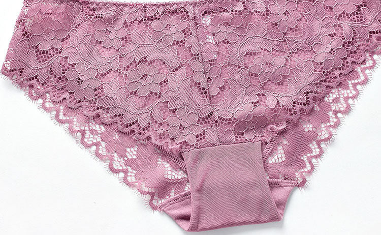 Sheer Lace Bralette Set
