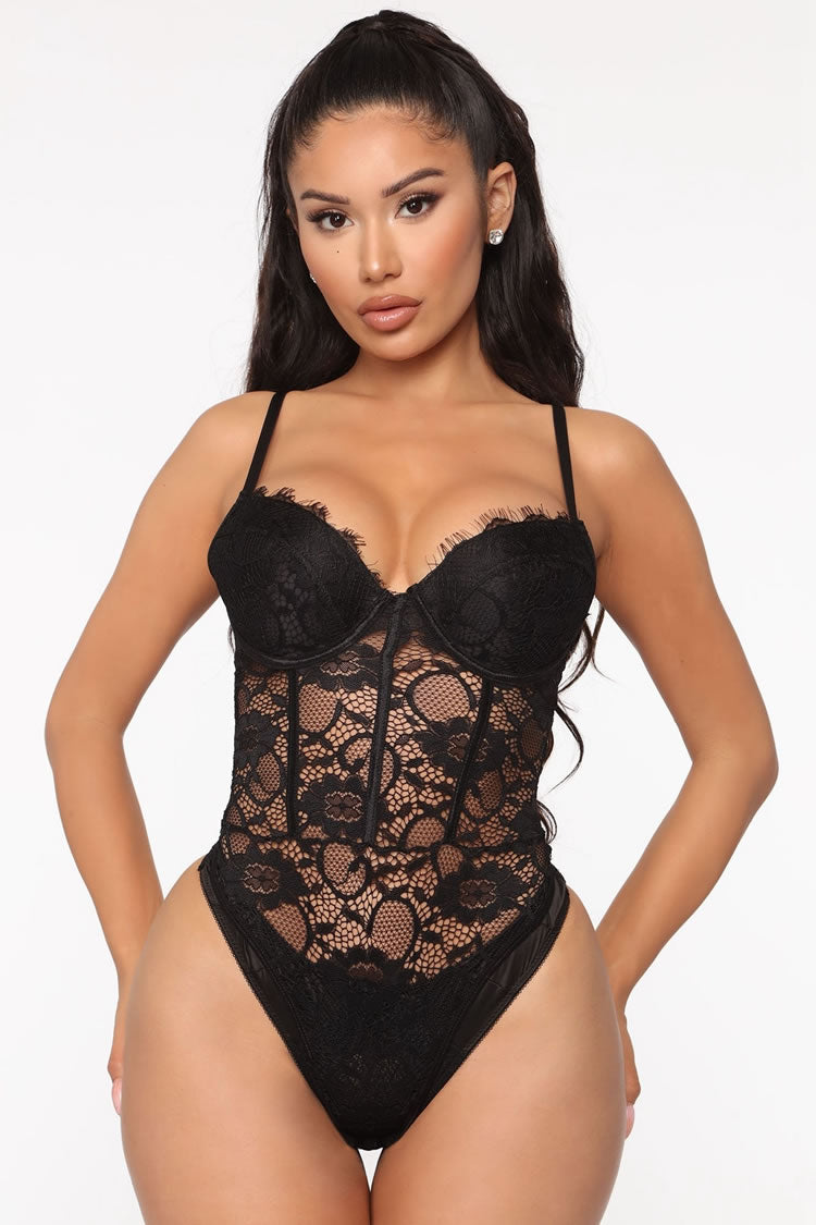 Lay Me Down Lace Teddy
