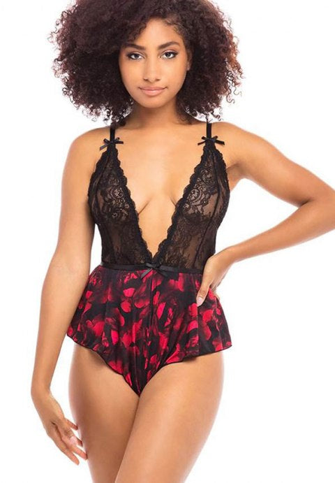 Bed Of Roses Lingerie Romper