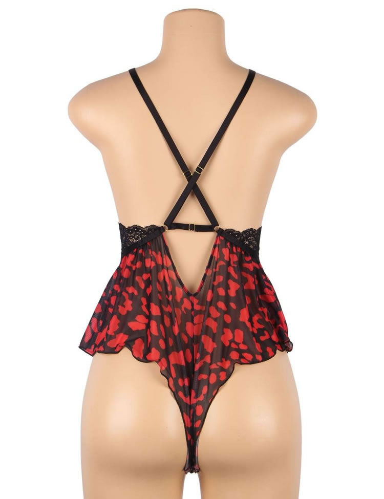 Bed Of Roses Lingerie Romper