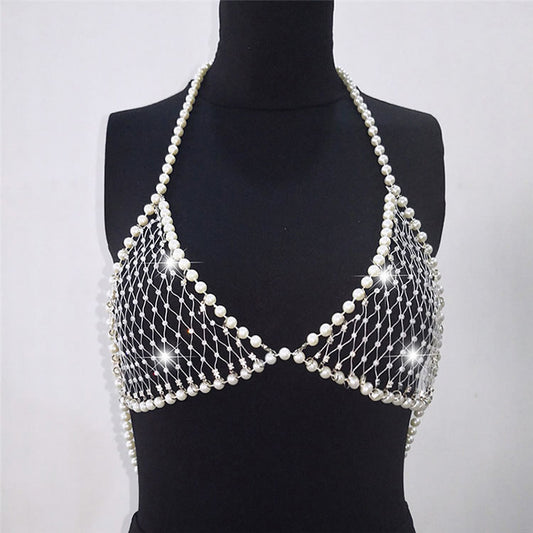 Shimmering Rhinestone Bralette