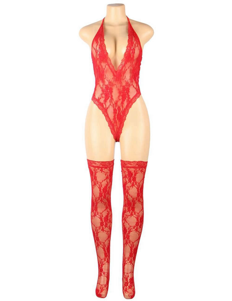 Floral Teddy and Stockings