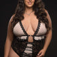 BL2119PQ - 1pc Extravaganza Teddy With Lace