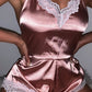 Satin & Lace Romper